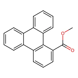 Methyl 1-triphenylenecarboxylate structure