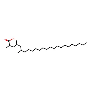 2,4,6-Trimethyltetracosanoic acid structure