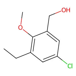 Benzenemethanol, 5-chloro-3-ethyl-2-methoxy- structure