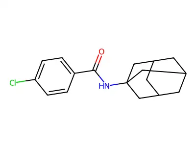 N-(1-adamantyl)-4-chlorobenzamide structure