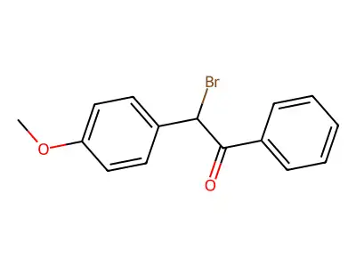 Ethanone, 2-bromo-2-(4-methoxyphenyl)-1-phenyl- structure