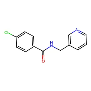 4-chloro-N-(3-pyridinylmethyl)benzamide structure