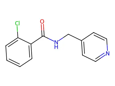 Benzamide, 2-chloro-N-(4-pyridinylmethyl)- structure