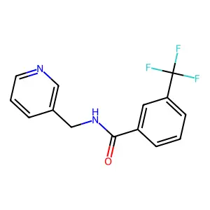N-(3-pyridinylmethyl)-3-(trifluoromethyl)benzamide structure