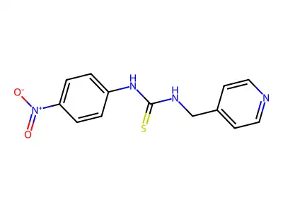 1-(4-Nitrophenyl)-3-(pyridin-4-ylmethyl)thiourea structure