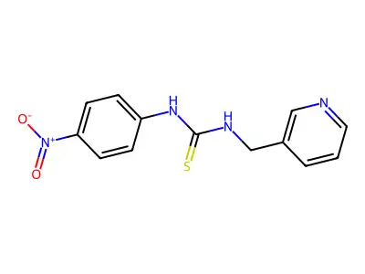 3-(4-Nitrophenyl)-1-[(pyridin-3-yl)methyl]thiourea structure