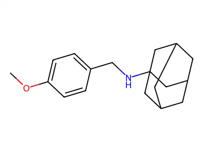 1-Adamantyl(4-methoxybenzyl)amine structure