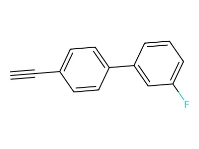 4'-Ethynyl-3-fluoro-biphenyl structure