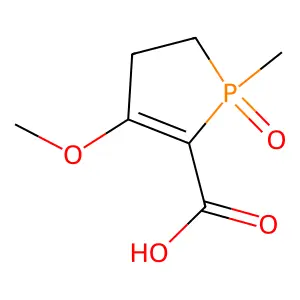 3-Methoxy-1-methyl-4,5-dihydro-1H-phosphole-2-carboxylic acid 1-oxide structure