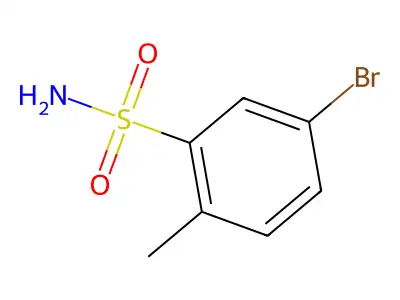 5-Bromo-2-methylbenzene-1-sulfonamide structure