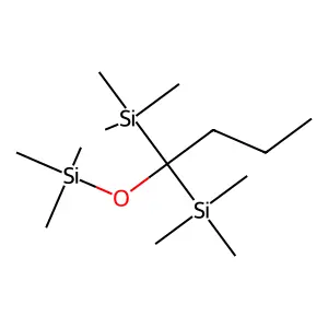 Silane, [1-[(trimethylsilyl)oxy]butylidene]bis[trimethyl- structure