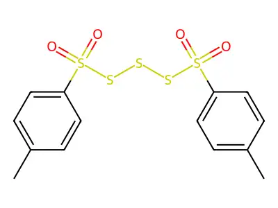 Trisulfide, bis[(4-methylphenyl)sulfonyl] structure