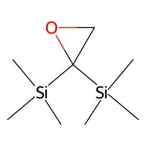 Oxirane, 2,2-di(trimethylsilyl)- structure