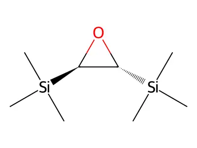 Oxirane, 2,3-di(trimethylsilyl)- structure