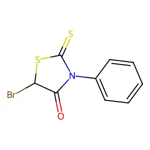 5-Bromo-3-phenyl-2-sulfanylidene-1,3-thiazolidin-4-one structure