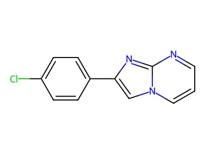 2-(4-Chlorophenyl)imidazo[1,2-a]pyrimidine structure