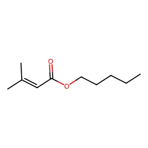 Pentyl 3-methyl-2-butenoate structure