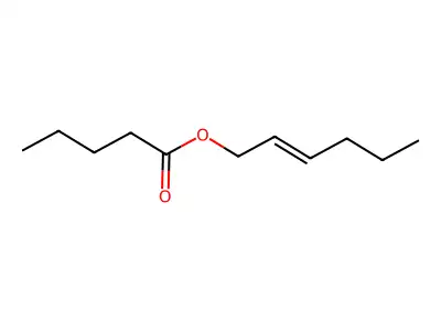Hex-2-en-1-yl pentanoate structure