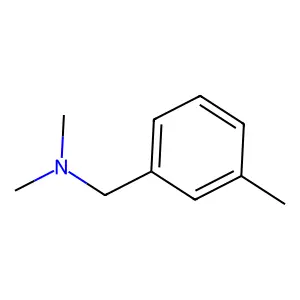 Benzenemethanamine, N,N,ar-trimethyl- structure