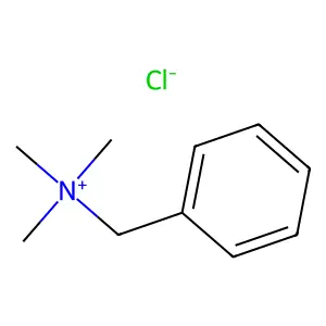 苄基三甲基氯化铵 structure