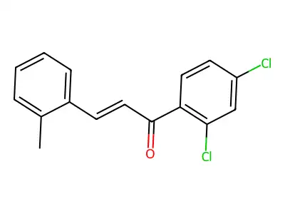 1-(2,4-Dichlorophenyl)-3-(o-tolyl)prop-2-en-1-one structure