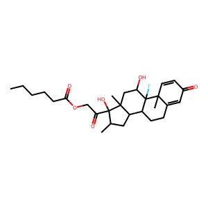 Betamethasone21-caproate structure