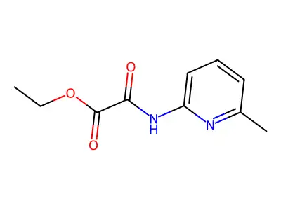 Ethyl 2-((6-methylpyridin-2-yl)amino)-2-oxoacetate structure