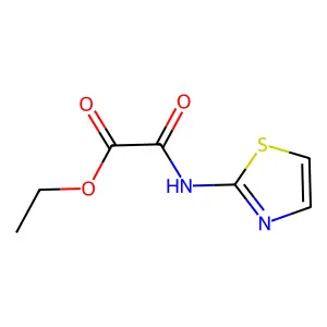 Ethyl 2-oxo-2-(1,3-thiazol-2-ylamino)acetate structure