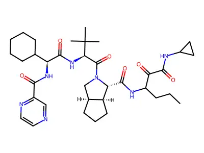Telaprevir structure