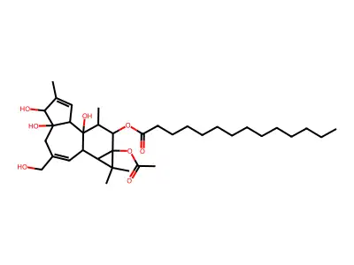 Phorbolol myristate acetate structure