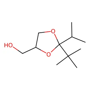 1,3-Dioxolane-4-methanol, 2-t-butyl-2-isopropyl- structure