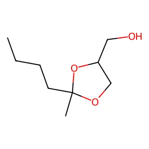 1,3-Dioxolane-4-methanol, 2-butyl-2-methyl- structure