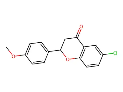 4'-Methoxy-6-chloroflavanone structure