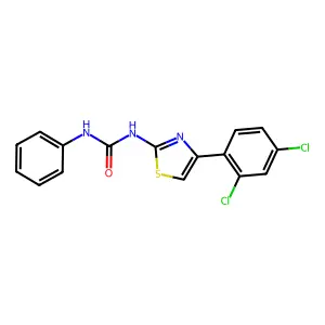1-[4-(2,4-Dichlorophenyl)-1,3-thiazol-2-yl]-3-phenylurea structure