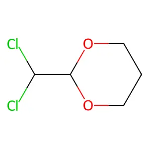 2-(Dichloromethyl)-1,3-dioxane structure