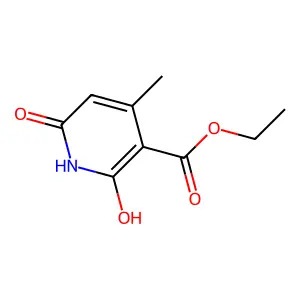 Ethyl 2,6-dihydroxy-4-methylnicotinate structure