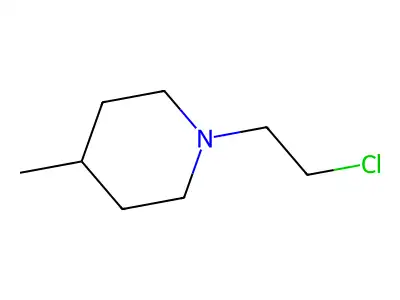 1-(2-Chloroethyl)-4-methylpiperidine structure