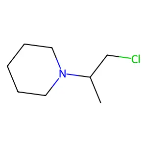 1-(1-Chloropropan-2-yl)piperidine structure
