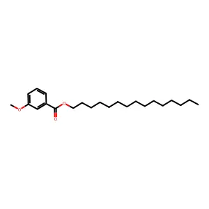 m-Methoxybenzoic acid, pentadecyl ester structure