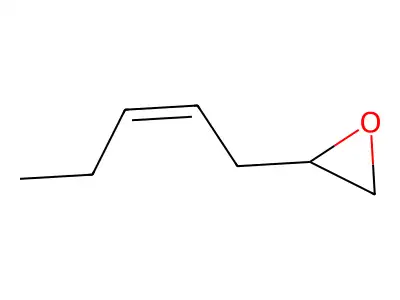 2-Pent-2-enyloxirane structure