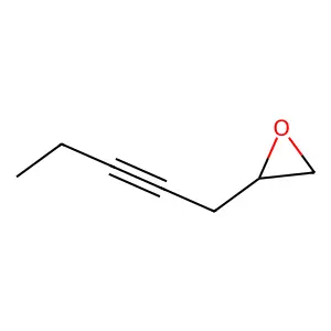 Pent-2-ynyloxirane structure