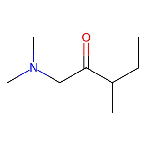 1-(Dimethylamino)-3-methylpentan-2-one structure