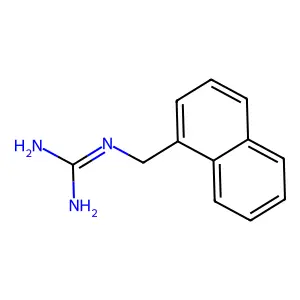 (1-Naphthylmethyl)guanidine structure