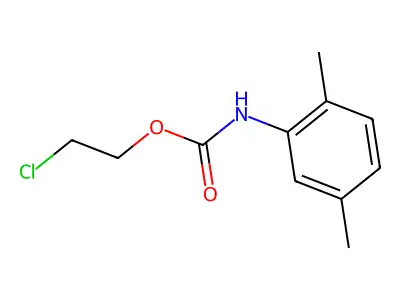 2-Chloroethyl N-(2,5-xylyl)carbamate structure