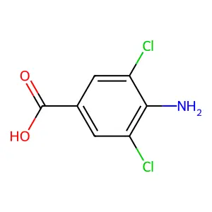 4-氨基-3,5-二氯苯甲酸 structure