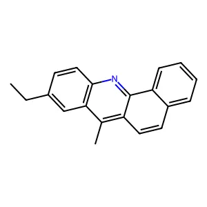 BENZ(c)ACRIDINE, 9-ETHYL-7-METHYL- structure