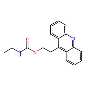 2-(Acridin-9-yl)ethyl ethylcarbamate structure