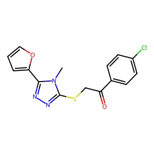 C15H12ClN3O2S structure