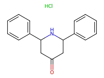2,6-Di(phenyl)-4-piperidone structure