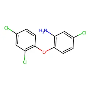 5-氯-2-(2,4-二氯苯氧基)苯胺 structure